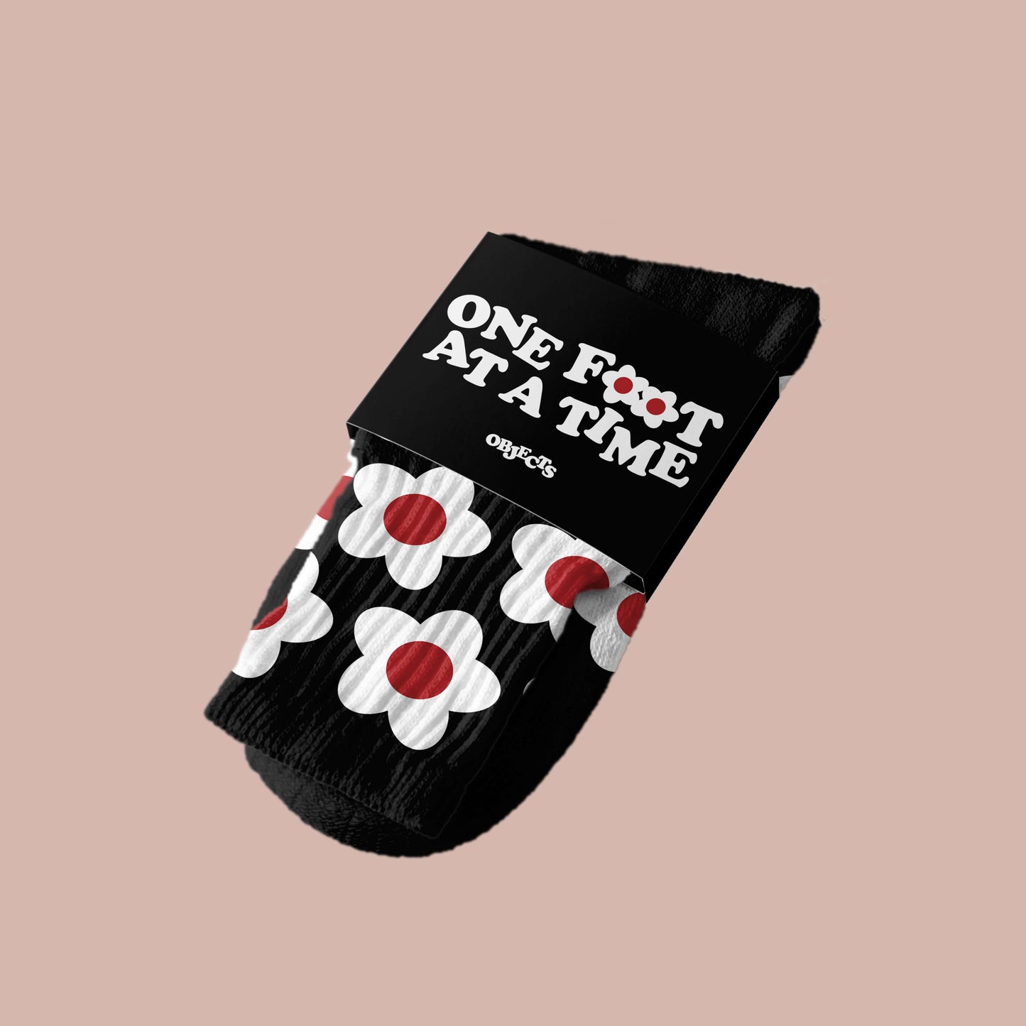 Black/White "Bloom Socks" by Steven Othello (2 Pack)