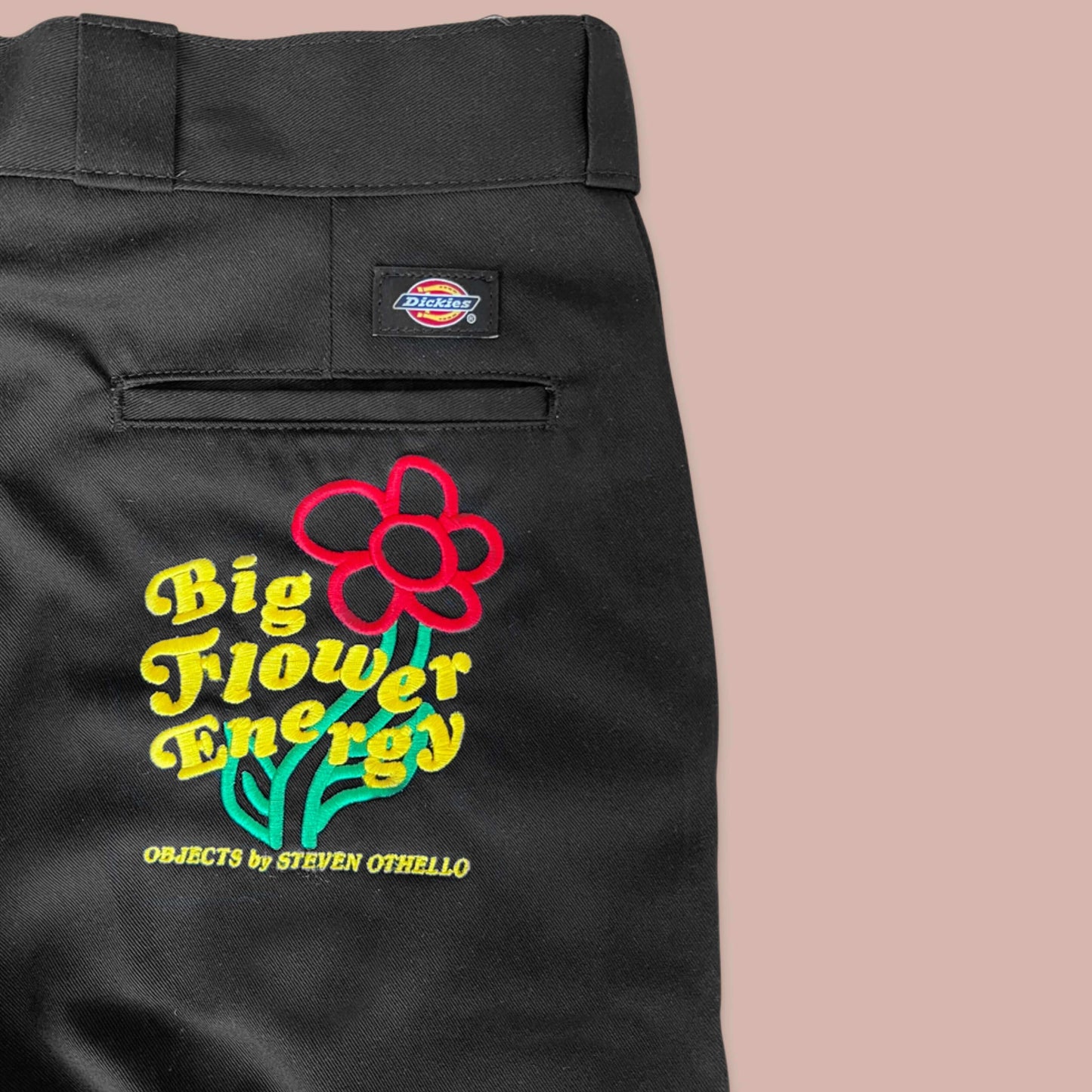 "Big Flower Energy" Flared Workwear Pants by Steven Othello x Dickies