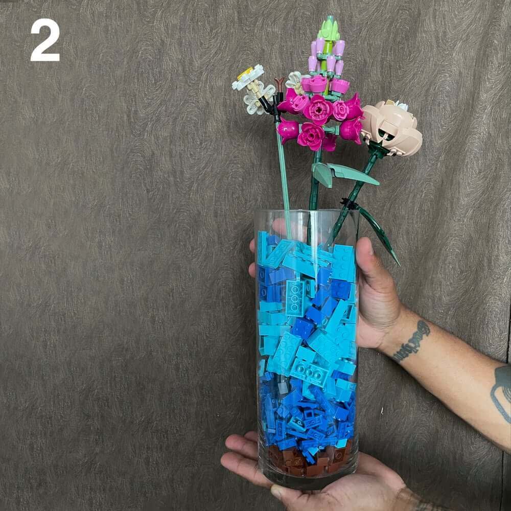 Water With Love Lego Vase by Steven Othello
